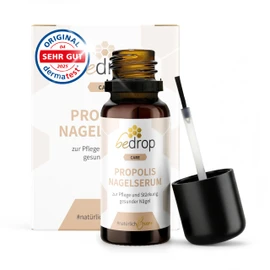 bedrop Propolis Nail Serum - High Dose Skin Care for Nail Problems I Nail Care Formula with Tea Tree Oil I Quick & Intensive Effect - 10 ml