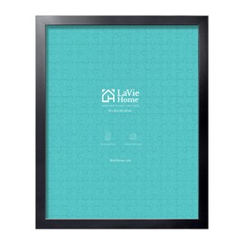 LaVie Home 20x25 Picture Frame Black, Puzzles Frame for Wall Decoration, Classic Black Minimalist Style Suitable for Decorating Houses, Offices, Hotels, Puzzles Posters Photos or Artwork（1 Pack）