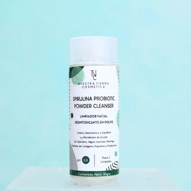 Limpiador Facial Spirulina 30grs Spirulina Probiotic Powder
