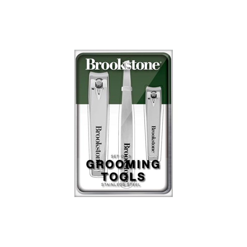 Brookstone Nail Clippers Set - Premium Stainless Steel Nail Clipper