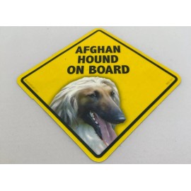 Scandical Afghan Hound On Board Magnet Laminated Car Pet Magnet NEW 6x6
