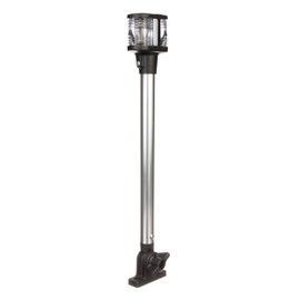 SEACHOICE Deluxe Fold-Down Masthead and All-Around Navigation Light, Vertical V Mount, 12-5/8 in.