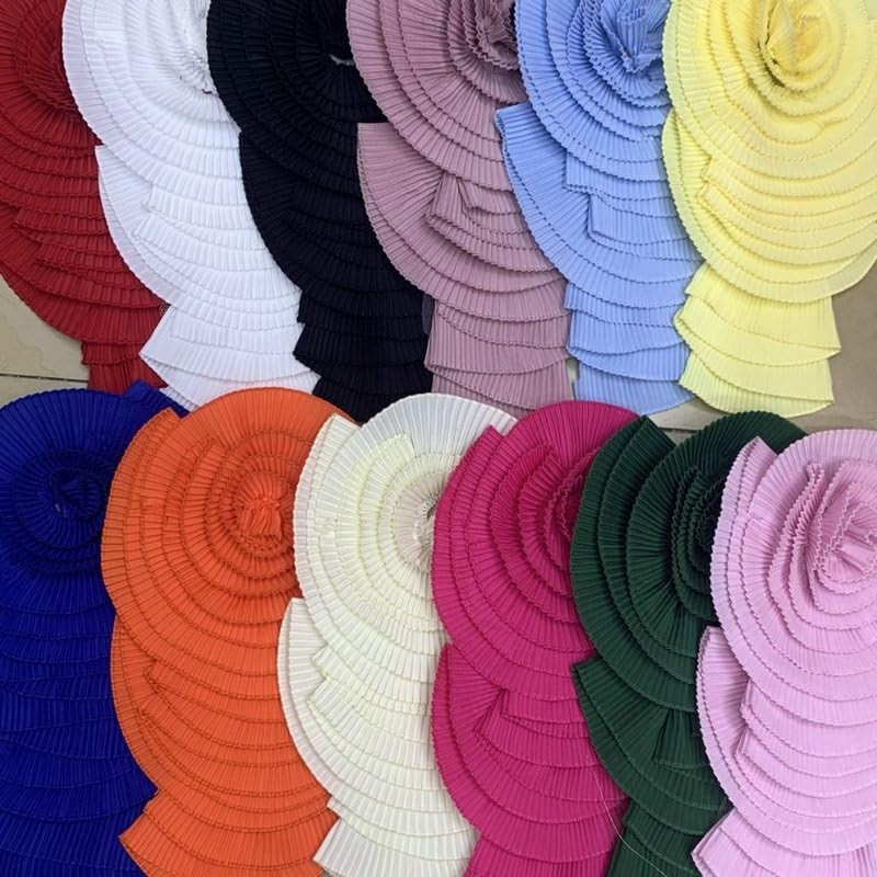 Clothing Accessories Shoulder Flower Collar Flower Pleated Large Flower Fabric