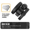 Volein Pack of 2 Suitcase Wheels Replacement Wheels Universal Suitcase