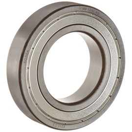 FAG 6218-2ZR-C3 Deep Groove Ball Bearing, Single Row, Double Shielded, Steel Cage, C3 Clearance, Metric, 90mm ID, 160mm OD, 30mm Width, 3800rpm Maximum Rotational Speed, 16500lbf Static Load Capacity, 21500lbf Dynamic Load Capacity
