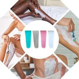 Espátulas de Depilación con | 4 Piezas De Palitos Aplicadores De Depilatoria | Espátula para Crema Depilatoria,Cara Bikini Piernas Axilas Pubis Cuerpo
