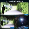 crazybrace Rechargeable Headlamp High Lumens 2Pack, 990000 Lumen Super Bright