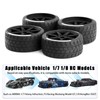1/7 1/8 RC On Road Racing Tires and Nylon Wheels