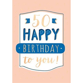 50th Birthday Card - Music Card with Sound - Cover Song "Happy" Pharrell Williams