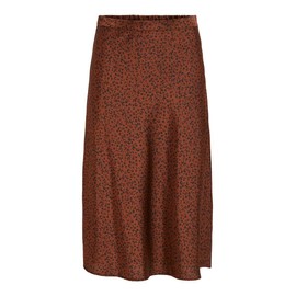 Vila Women's Vikanaitaia Hw Midi Skirt/Su Skirt, Tortoise Shell/Aop: print Taia