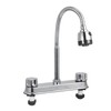 Kitchen Sink Faucet Professional Modern Simple Style Cold Hot Dual