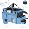 FifthStart Multiuse Cleaning Caddy - Blue Diaper Caddy with Waist,