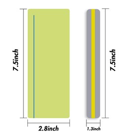 Koogel 16Pcs Reading Guide Strips, 2 Sizes Reading Ruler Reading Tracking Highlight Strips Colored Overlays Bookmark Assorted Colors Helps with Dyslexia