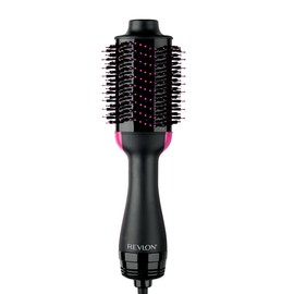 REVLON One-Step Volumizer Hair Dryer and Styler | Less Frizz, More Shine, and Less Heat Damage for Fast and Easy Salon-Style Blowouts, for All Hair Types and Lengths (Black)