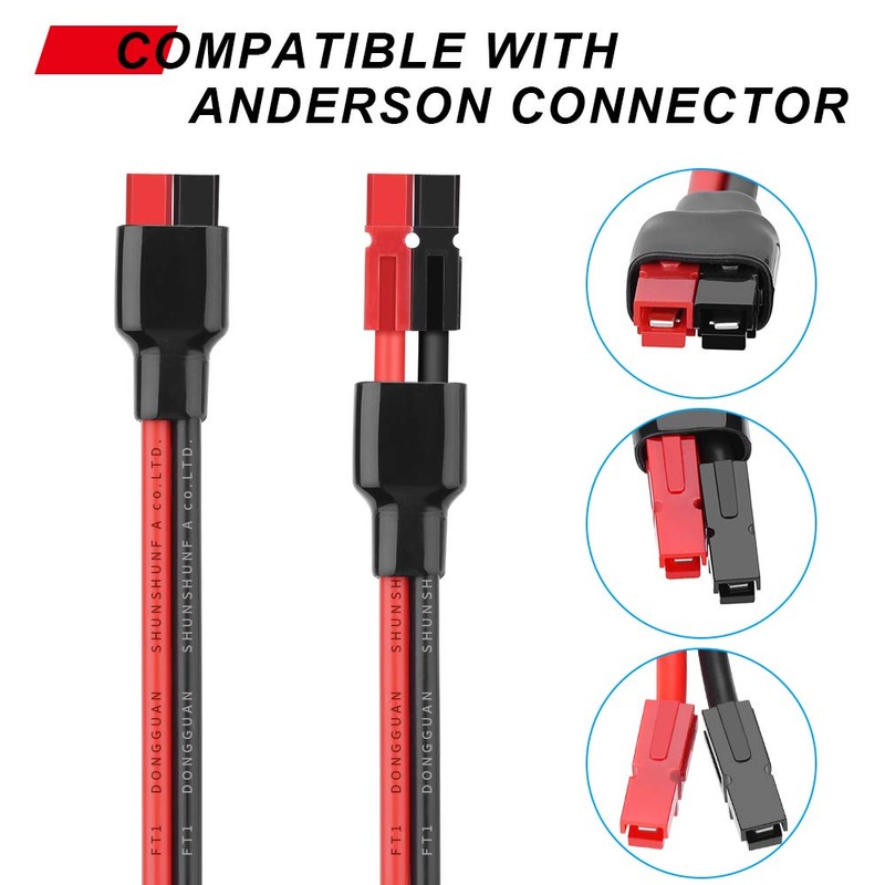 ELECTOP 10AWG Solar Panel Cable Connector Kit, Compatible with Solar