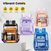 Vorspack Clear Backpack Heavy Duty - Large See Through Bookbag