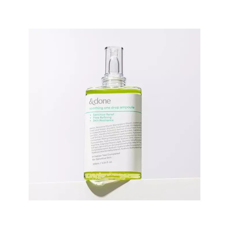 &done 앤던 수딩 원 드롭 티트리 앰플 105ml 2개 /PDRN