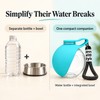 Portable Dog Water Bottle with Drinking Bowl – Compact 285