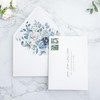 PONATIA 50PCS A7 Euro Flap White Envelope, 5.25 x 7.25''