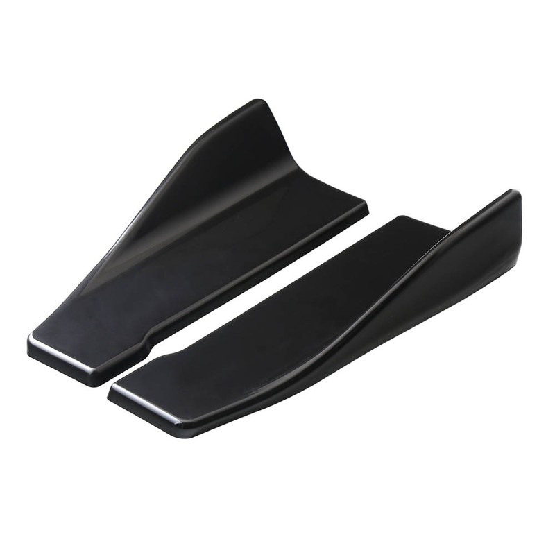 2PCS Rear Bumper Lip Splitter 35cm Scratch Resistant Bumper Lip