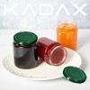 KADAX Screw Cap for Jars, Twist Off Metal Lids fi