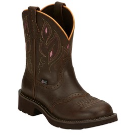 Justin Women's Gemma Shetland Western Boot Round Toe - GY9526 11 M US