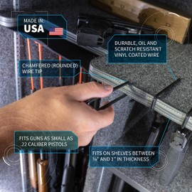 Gun Storage Solutions Handgun Hangers - Handguns Metal Display Stand (Variety Pack)