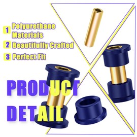 Panglong Front Upper A Arm Suspension for Club Car DS Gas Electric Golf Cart,Bushing and Sleeve Kit 1016346 1016349 1016350