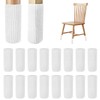 16 PCS White Furniture Leg Socks - Knitted Chair Leg