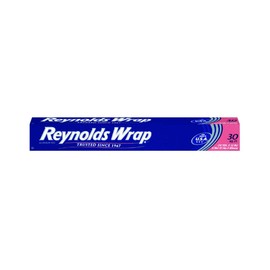 Reynolds Wrap Aluminum Foil, 30 Sqft (Pack of 4)