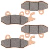 Caltric Front Rear Brake Pads for Kawasaki Ex300 Ninja 300