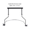 1PC Harmonica Neck Holder Harmonica Holder,Harmonica Support Metal Soft Rubber