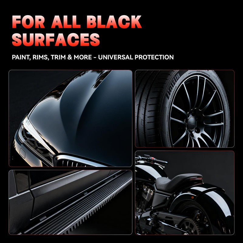 WEICA Black CAR Coating Spray | Ceramic Shine Wax for
