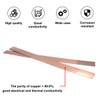 5PCS C110 Copper Flat Bar, 0.02" Thickness x 0.6" Width