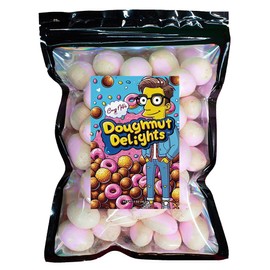 Crazy Nate's Adventure Taffy - Freeze-Dried Candy Collection (Glazed Doughnut), Brown