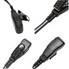 Maximal Power REH2 2-Pin Adjustable C-Shaped Earpiece with Rubber Earhook/Earbud