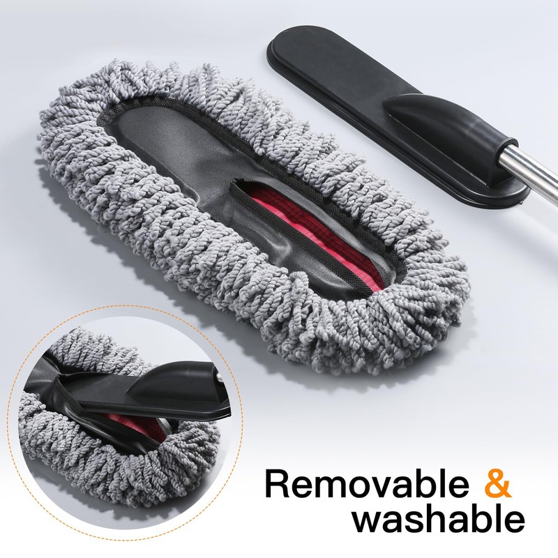 IPELY 3 Pack Large Microfiber Car Duster Exterior Scratch Free