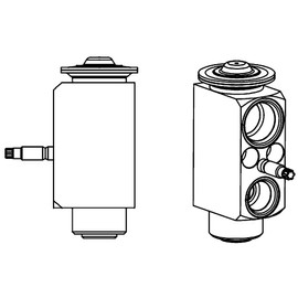 MAHLE AVE 74 000P Expansion Valve and Orifice Tube Behr Premium Line