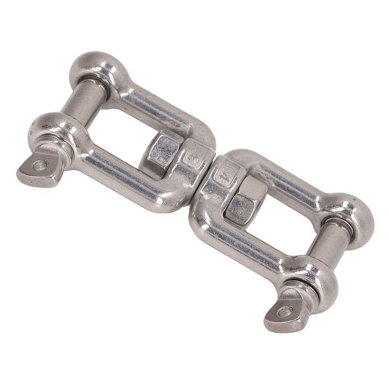 304 Stainless Steel Double Jaw Shackle Rustproof Universal Jaw Anchor