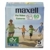 Maxell DV Tape 5 Pack 60 Mins