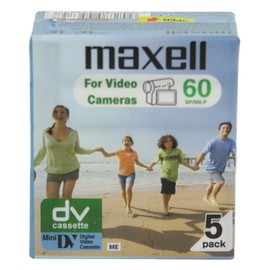 Maxell DV Tape 5 Pack 60 Mins