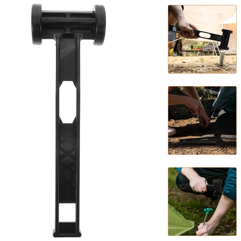 BESPORTBLE Camping Tent Stake Mallet, Plastic Heavy Duty Tent Stakes