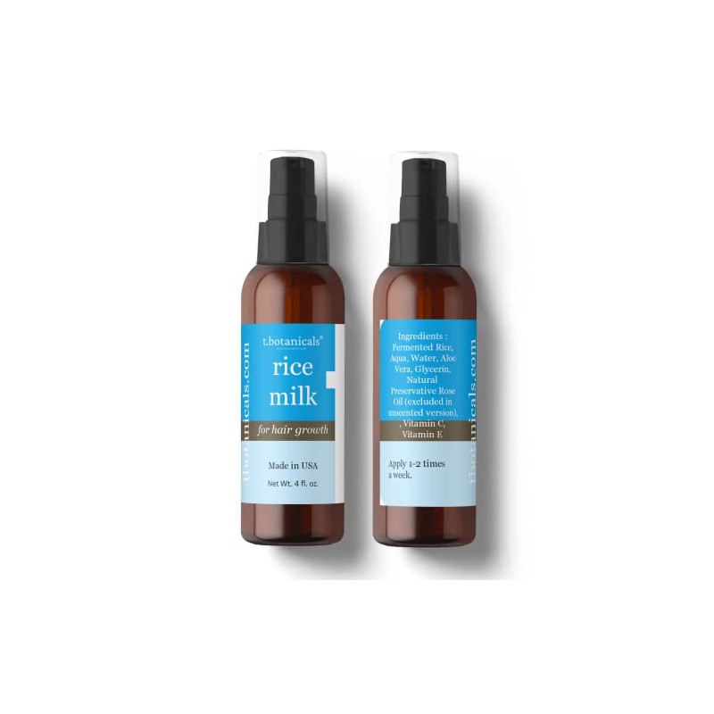 t.botanicals Rice Milk for Hair Growth, Rice Milk Hair Spray,