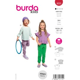 Burda Kids Sewing Pattern Children's Shirt in Two Designs Sizes 98-140