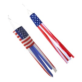 CAXUSD 2Pcs United States Flag Decorative Wind Direction Flag Outdoor Garden Decor Vivid Color Durable Material for Independence Day Festivals and Memorial Days
