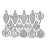 Christmas Accessories Die Cuts,Snowman Snowflake Star Cutting Dies Cuts for