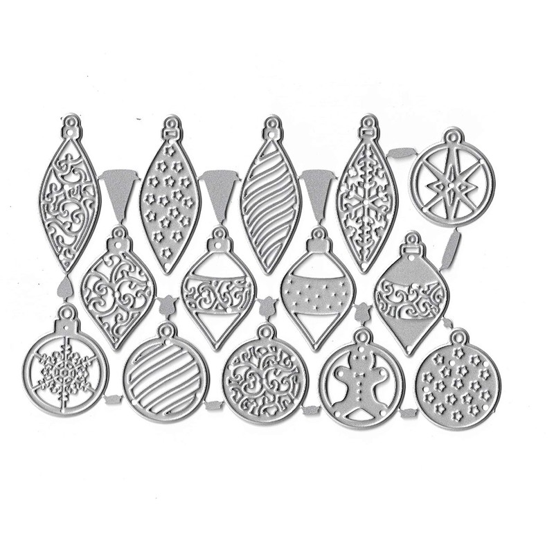Christmas Accessories Die Cuts,Snowman Snowflake Star Cutting Dies Cuts for