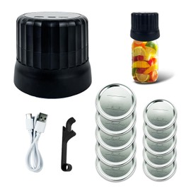 Mason Jar Vacuum Sealer Kit - Auto Stop Mason Jar Vacuum Sealer Kit, Jar Vacuum Sealer for Mason Jars, Jar Vacuum Sealer, A Must-Have for Canned Foods Pantry Canning Pickling