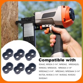 Phyxlyn 877-327 Aftermarket Packing Gasket (G) Replacement for Hitachi NR83A NR83A2 NR83A2(S) NR83A3 NR83A3S NR83AA NR83AA2 NR83AA4 NV75A NV83A NV83A2 NV83A3 NV83A41 Framing Nailers Part (6 Pack)