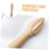 ABOOFAN 3pcs Beech Wood Lemon Juicer Handheld Manual Citrus Reamer